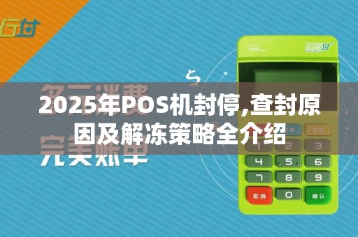 2025年POS机封停,查封原因及解冻策略全介绍