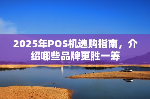 2025年POS机选购指南,介绍哪些品牌更胜一筹