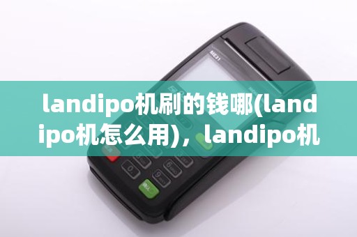 landipo机刷的钱哪(landipo机怎么用),landipo机作攻略