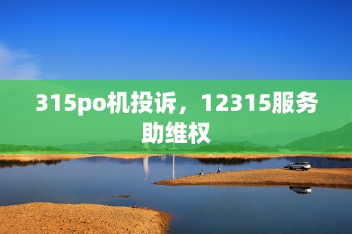 315po机投诉,12315服务助维权