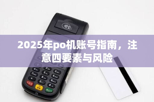 2025年po机账号指南,注意四要素与风险