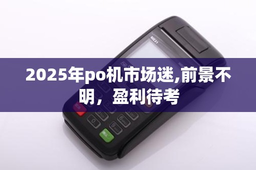 2025年po机市场迷,前景不明,盈利待考