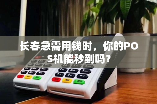 长春急需用钱时，你的POS机能秒到吗？