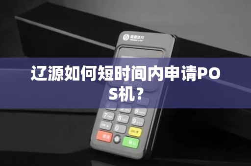 辽源如何短时间内申请POS机?