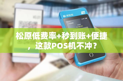松原低费率+秒到账+便捷，这款POS机不冲？