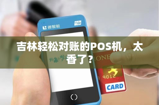 吉林轻松对账的POS机,太香了?