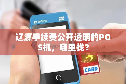 辽源手续费公开透明的POS机,哪里找?