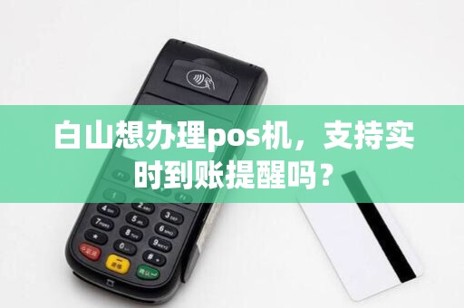 白山想办理pos机,支持实时到账提醒吗?
