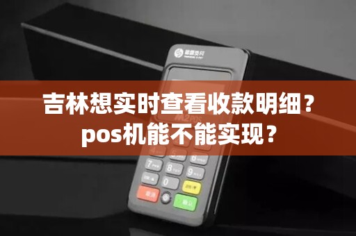 吉林想实时查看收款明细？pos机能不能实现？