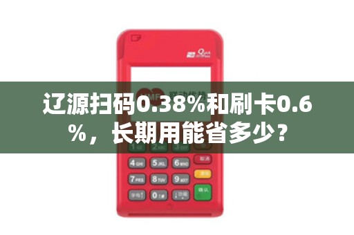 辽源扫码0.38%和刷卡0.6%，长期用能省多少？