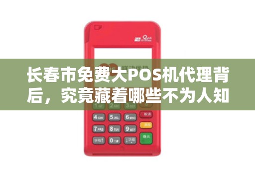 长春市免费大POS机代理背后,究竟藏着哪些不为人知的套路? 长春市免费大POS机代理背后,究竟藏着哪些不为人知的套路?