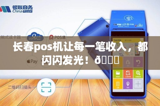 长春pos机让每一笔收入，都闪闪发光！🌟