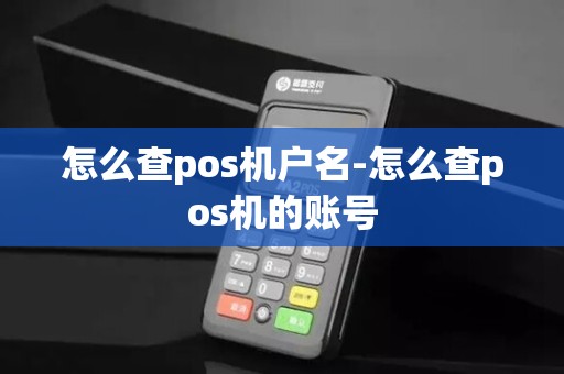 怎么查pos机户名-怎么查pos机的账号