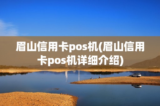 眉山信用卡pos机(眉山信用卡pos机详细介绍)
