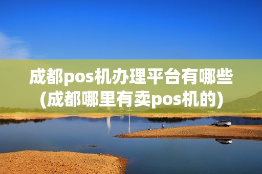 成都pos机办理平台有哪些(成都哪里有卖pos机的)