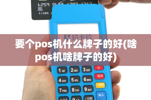要个pos机什么牌子的好(啥pos机啥牌子的好)