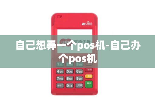 自己想弄一个pos机-自己办个pos机