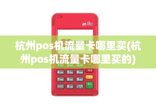 杭州pos机流量卡哪里买(杭州pos机流量卡哪里买的)