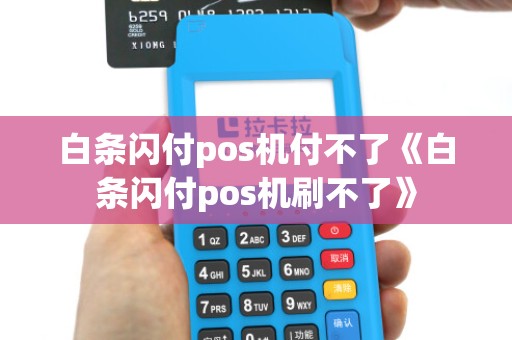 白条闪付pos机付不了《白条闪付pos机刷不了》