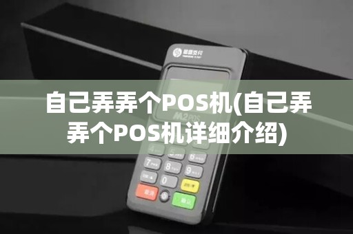 自己弄弄个POS机(自己弄弄个POS机详细介绍)