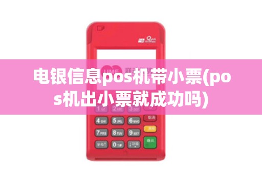 电银信息pos机带小票(pos机出小票就成功吗)