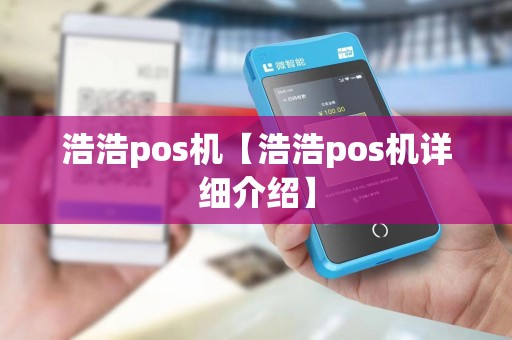 浩浩pos机【浩浩pos机详细介绍】