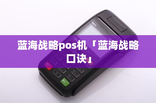 蓝海战略pos机「蓝海战略口诀」