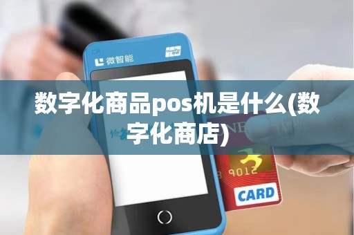 数字化商品pos机是什么(数字化商店)