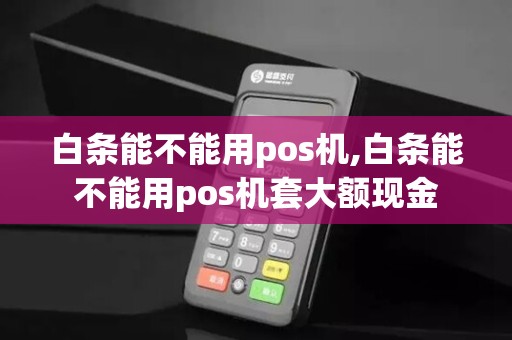 白条能不能用pos机,白条能不能用pos机套大额现金