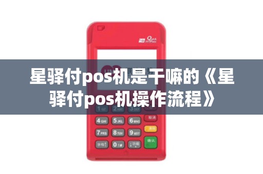 星驿付pos机是干嘛的《星驿付pos机操作流程》 星驿付pos机是干嘛的《星驿付pos机操作流程》