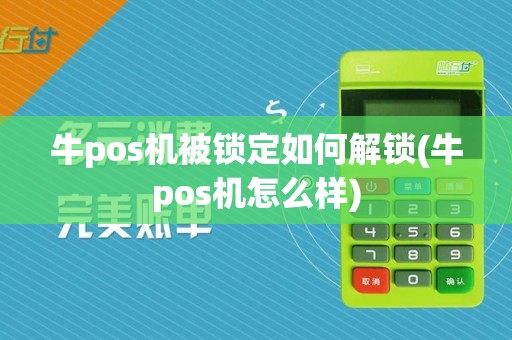 牛pos机被锁定如何解锁(牛pos机怎么样)