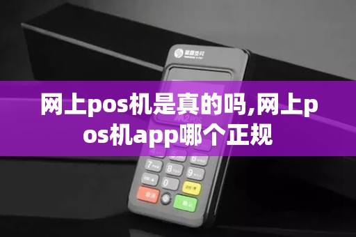 网上pos机是真的吗,网上pos机app哪个正规