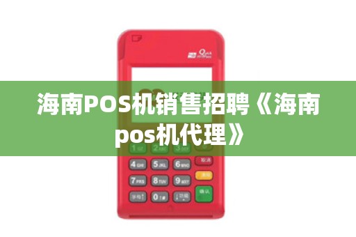 海南POS机销售招聘《海南pos机代理》
