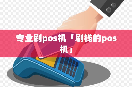 专业刷pos机「刷钱的pos机」