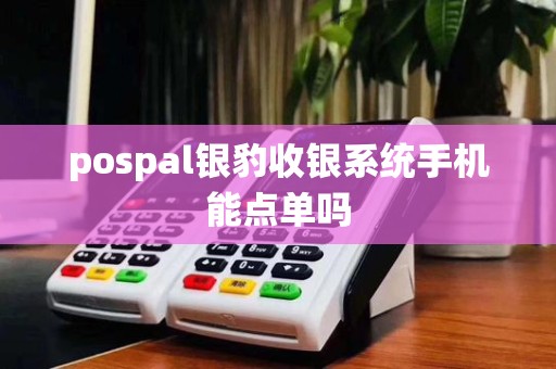 pospal银豹收银系统手机能点单吗