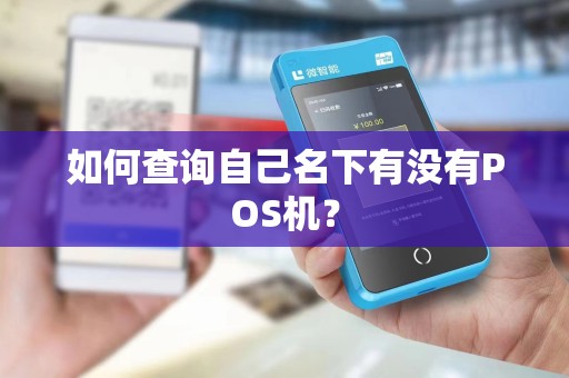 如何查询自己名下有没有POS机？