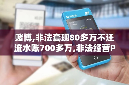 赌博,非法套现80多万不还流水账700多万,非法经营POS机...