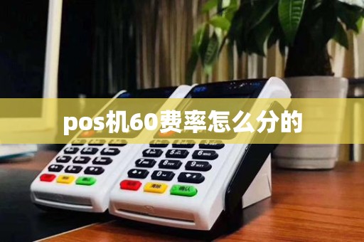 pos机60费率怎么分的