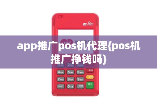app推广pos机代理{pos机推广挣钱吗}