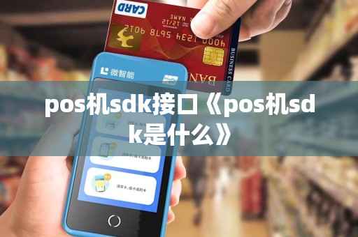 pos机sdk接口《pos机sdk是什么》