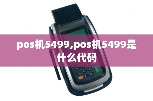 pos机5499,pos机5499是什么代码