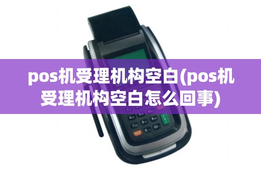 pos机受理机构空白(pos机受理机构空白怎么回事)