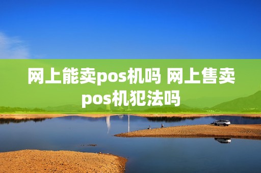 网上能卖pos机吗 网上售卖pos机犯法吗