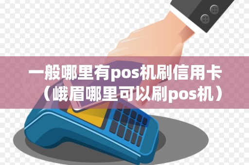 一般哪里有pos机刷信用卡（峨眉哪里可以刷pos机）