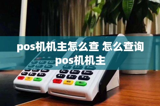 pos机机主怎么查 怎么查询pos机机主