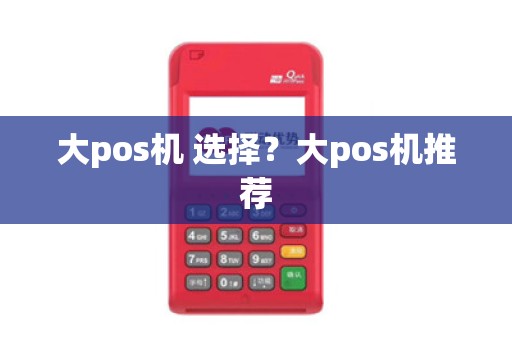 大pos机 选择？大pos机推荐