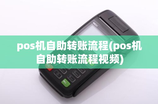 pos机自助转账流程(pos机自助转账流程视频)