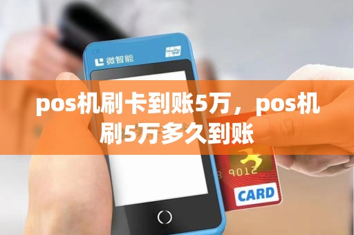 pos机刷卡到账5万,pos机刷5万多久到账