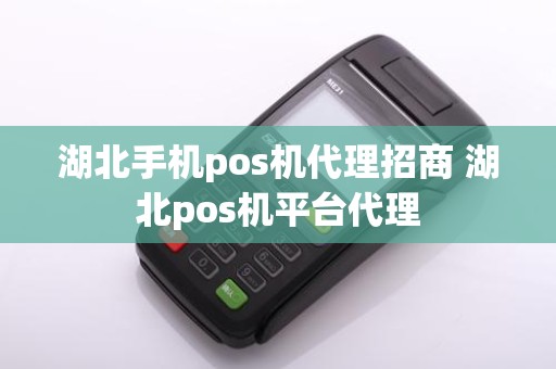 湖北手机pos机代理招商 湖北pos机平台代理