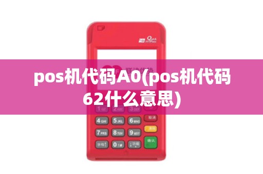 pos机代码A0(pos机代码62什么意思)